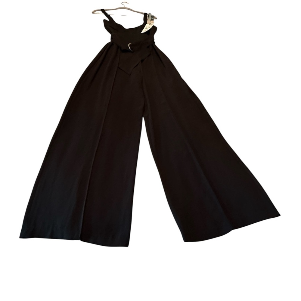 Zara Black Wide-Leg Jumpsuit